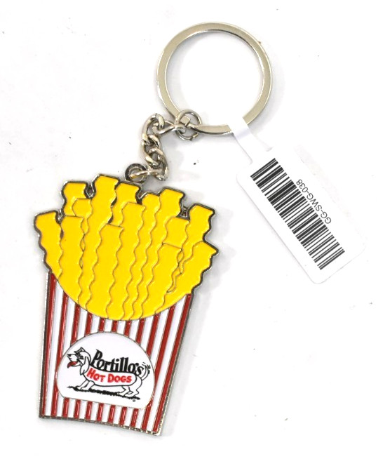 Portillo's Hot Dogs Key Chain Fries Design GG-SWG-038 Fry Day Every Day