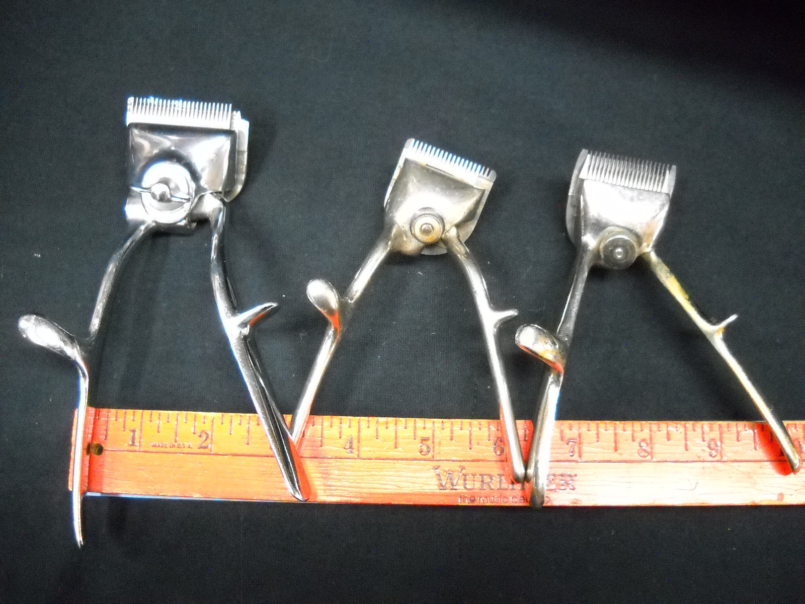 Vintage Hand Hair Clipper LOT of 3 Brown & Sharpe, Handy 000, & Unbranded Manual