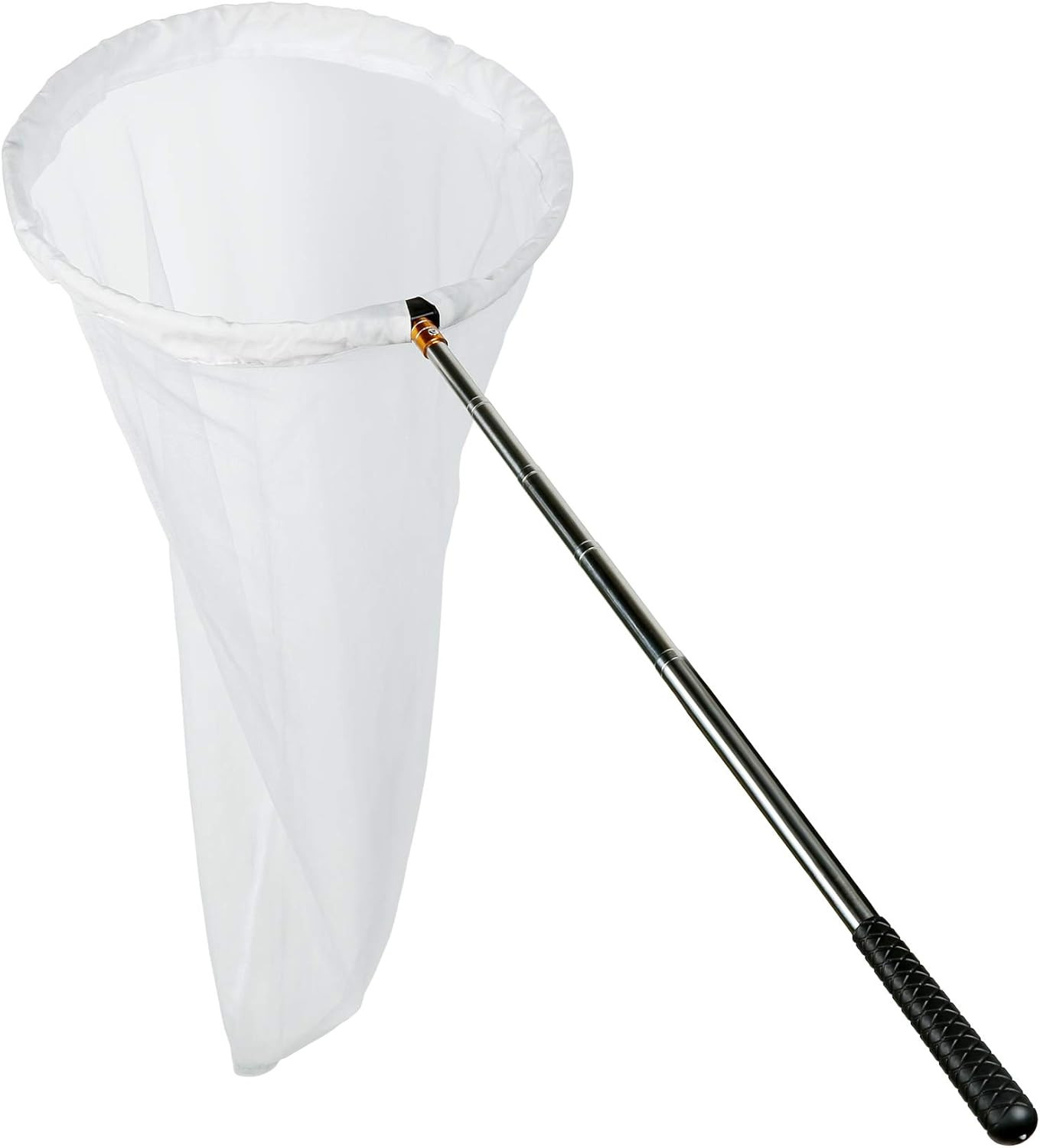 Insect and Butterfly Net with 16" Ring, 36" Net Depth, Handle Extends to 59 Inch