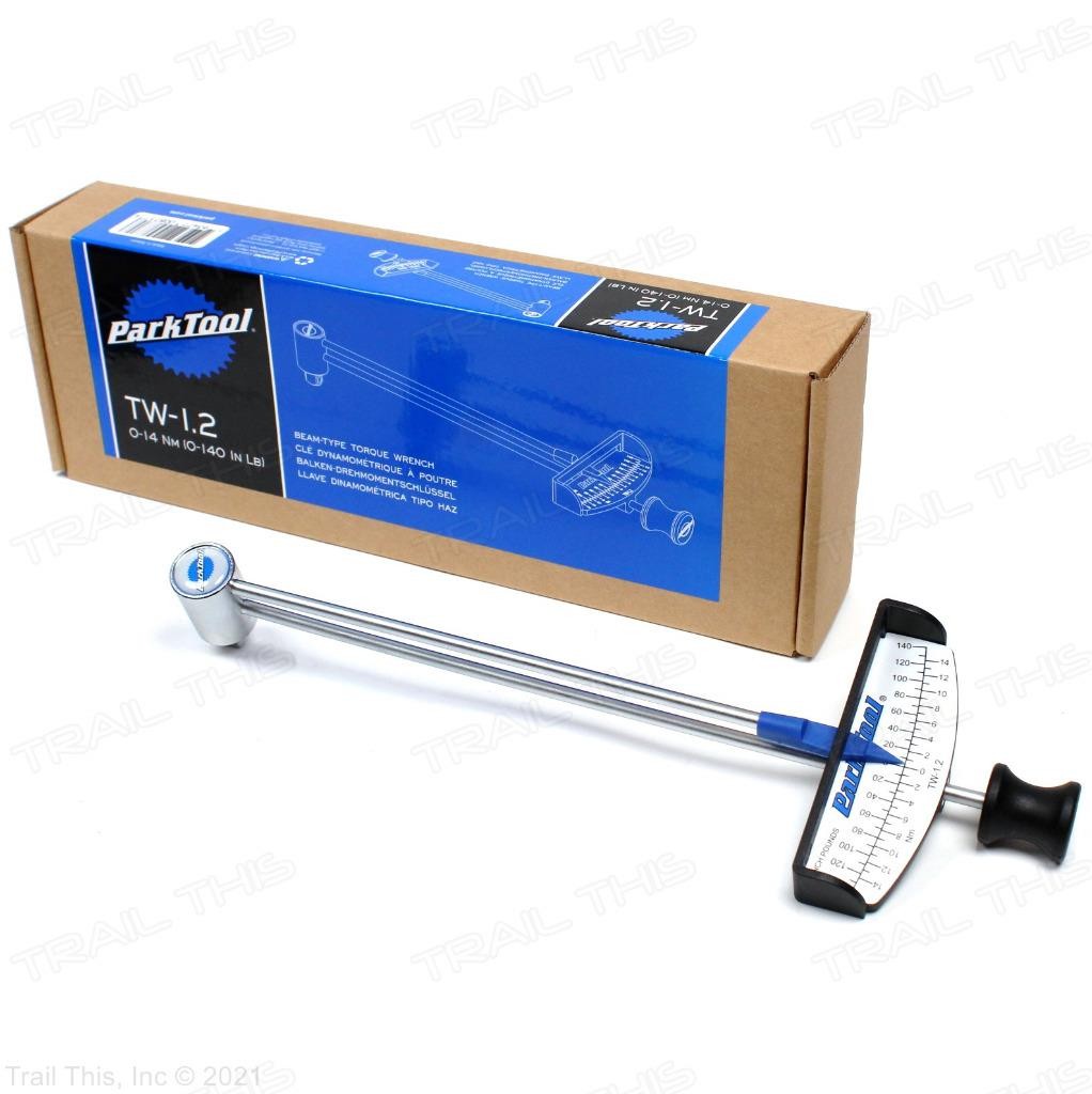 Park Tool TW-1.2 Beam Type Bicycle Torque Wrench 0-14Nm 3/8-Inch Drive