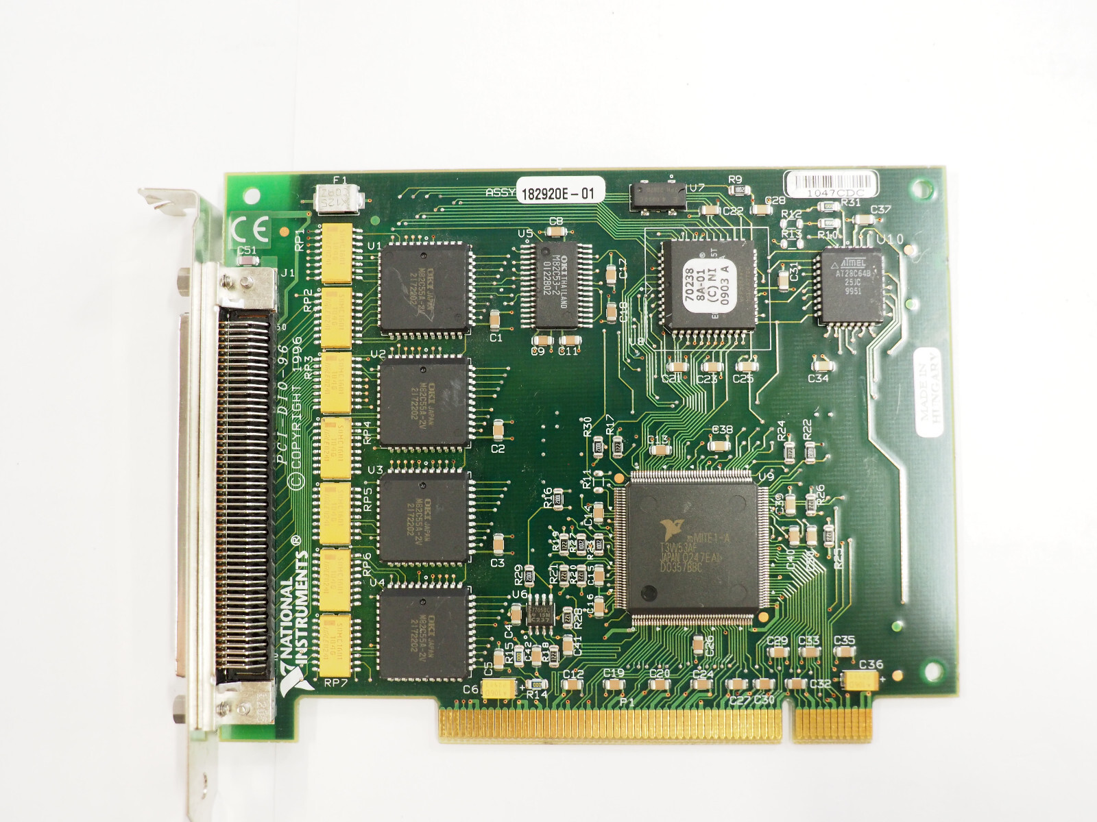 NATIONAL INSTRUMENTS PCI-DIO-96 182920E-01 182922C-01 Digital I/O Interface Card