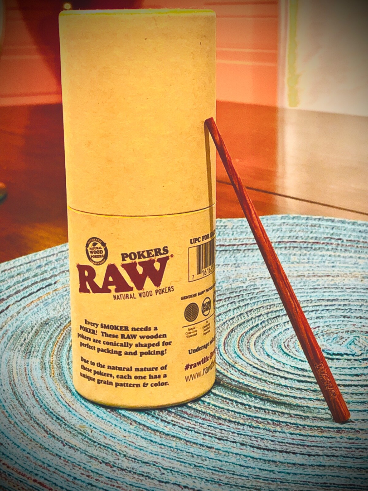 (2) RAW Natural Wood Poking Tool Size Small | Perfect Accessory | 4.5'' x .25''