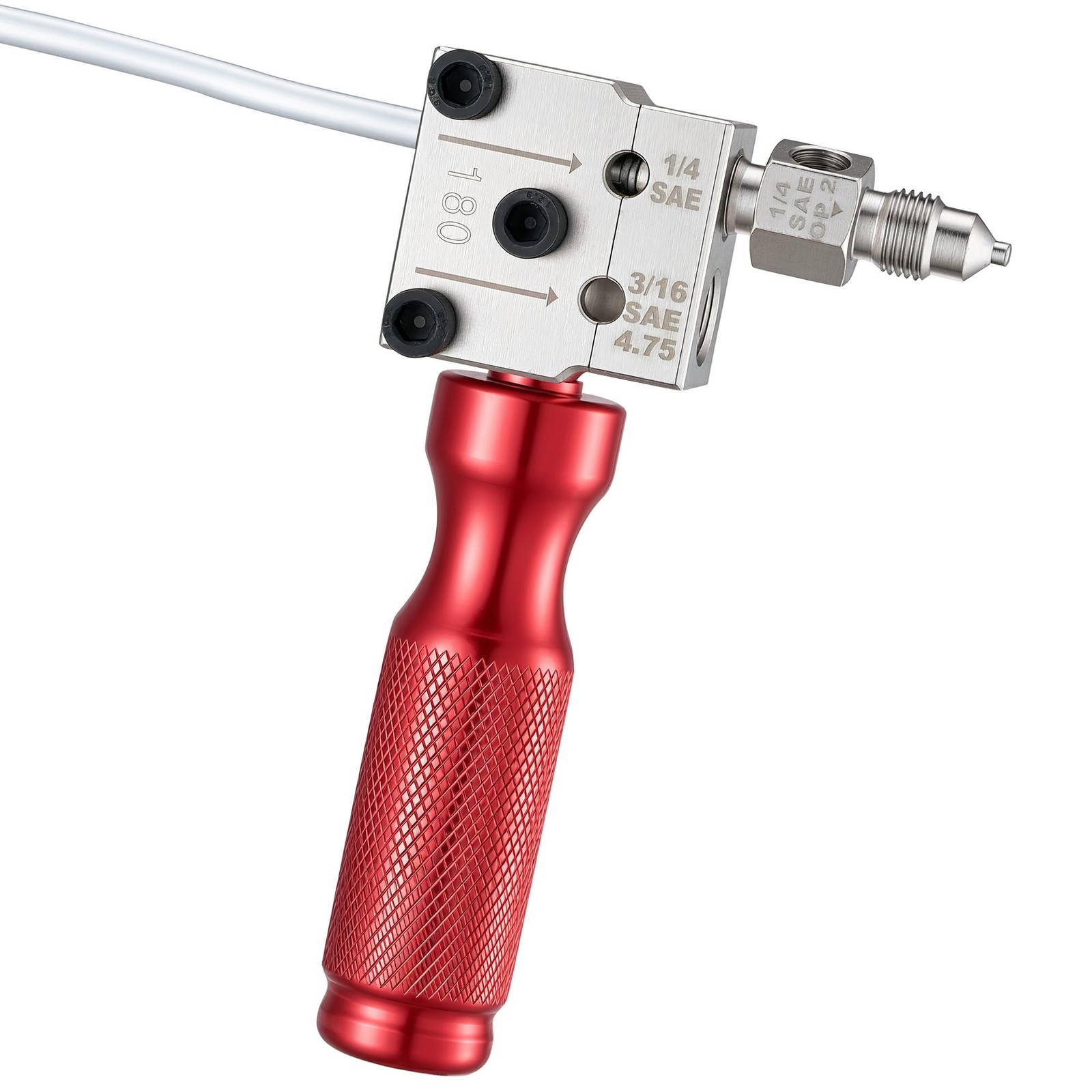 VEVOR Brake Line Flaring Tool Kit, 45° Single & Double Flare for Small