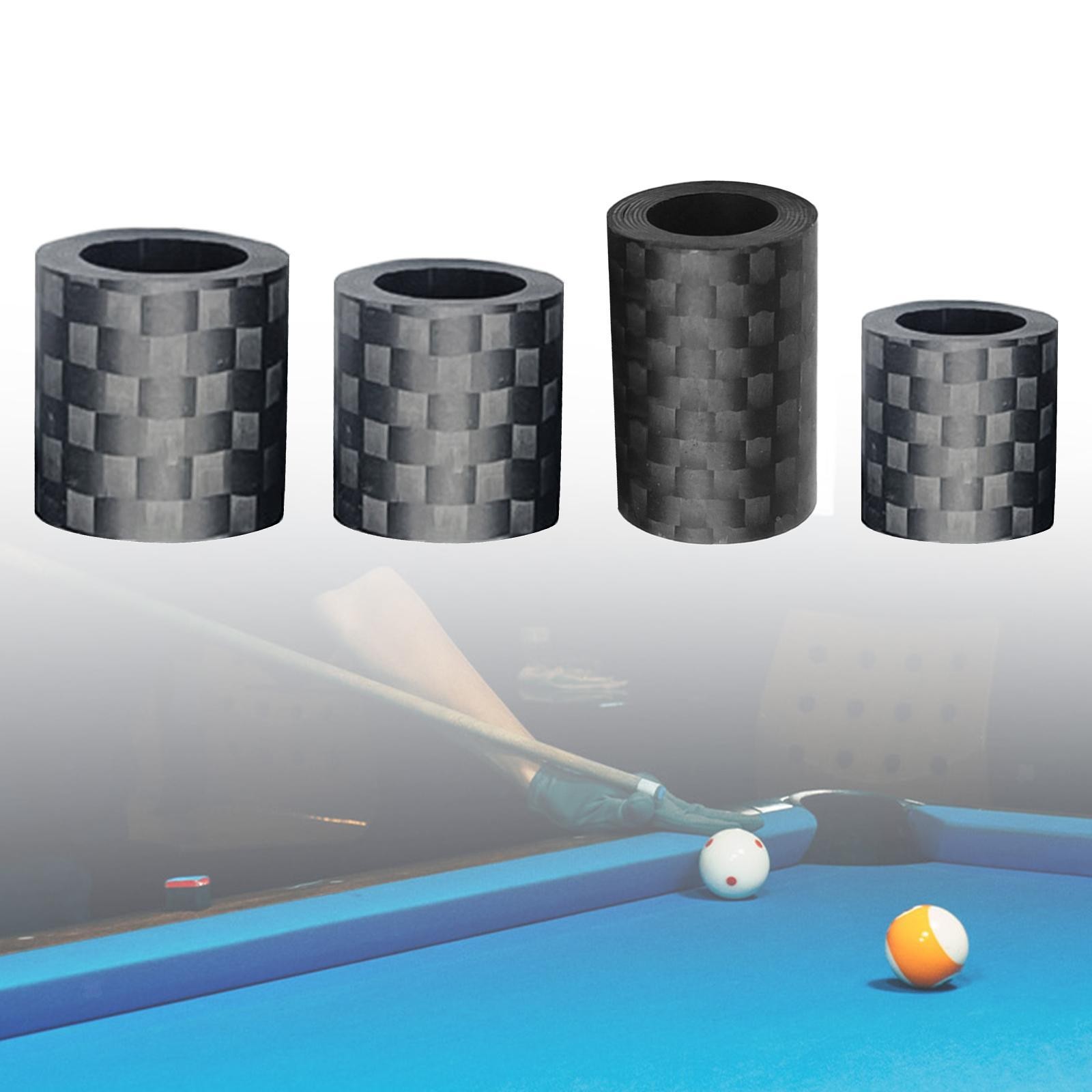 Billiard Cue Stick Ferrule Carbon Fiber Portable Professional Pool Stick Tip New