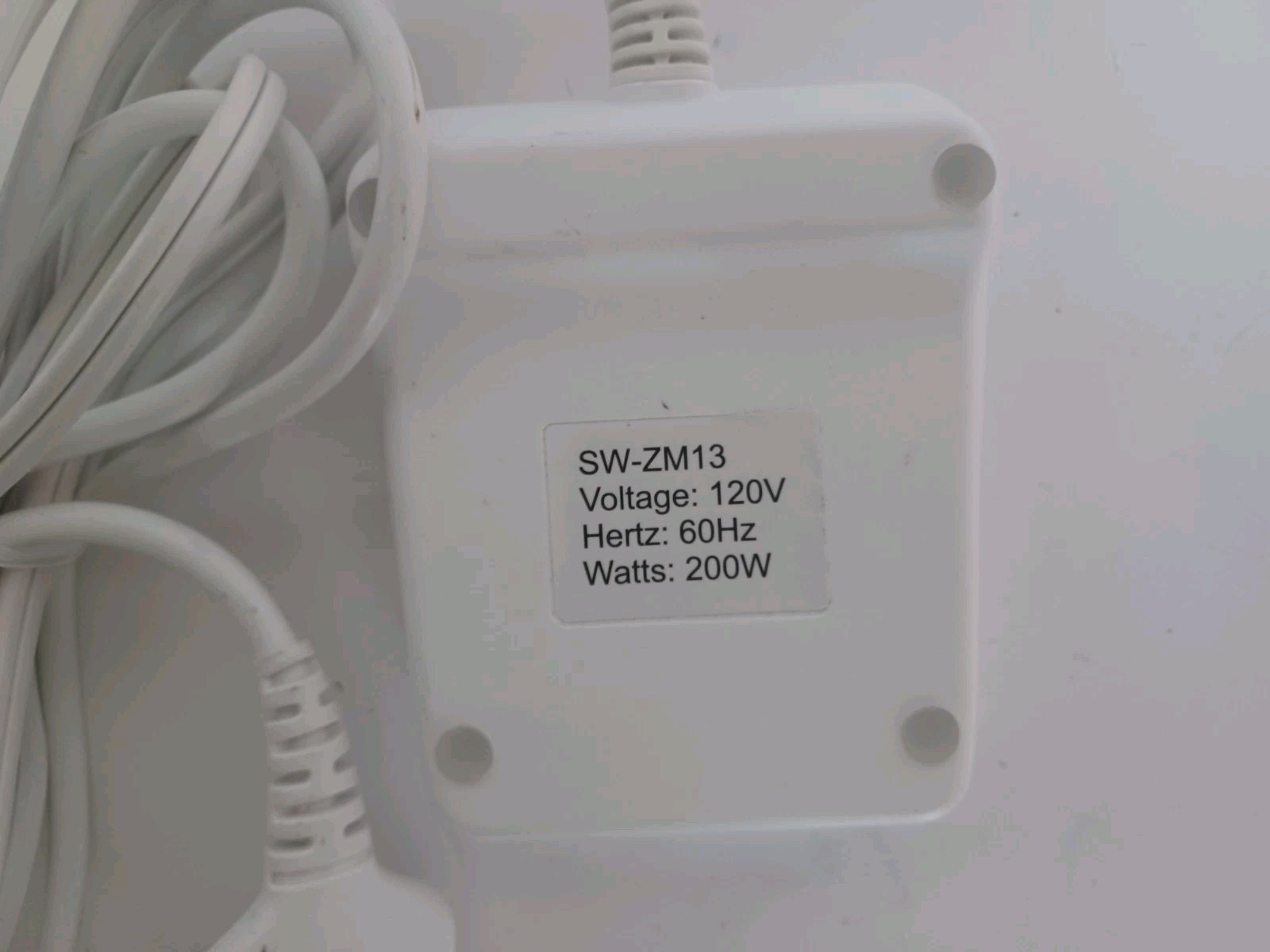 Heated Mattress Blanket Controller SW-ZM13 200W -5 Prong Inserts