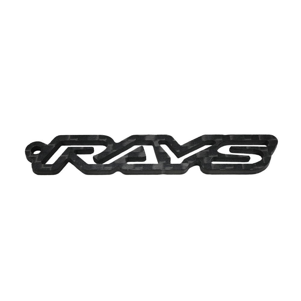 RAYS Official Goods & Accessories - Carbon Fiber Key Chain (74090200002CB)
