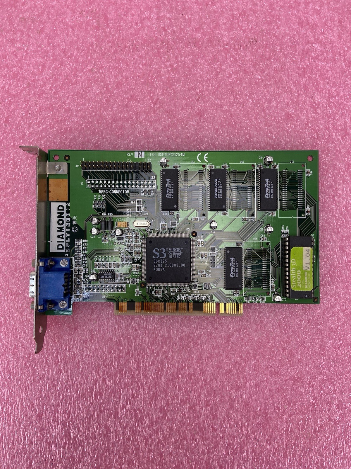 Diamond Multimedia Stealth 3D 2000 PCI Graphics Card