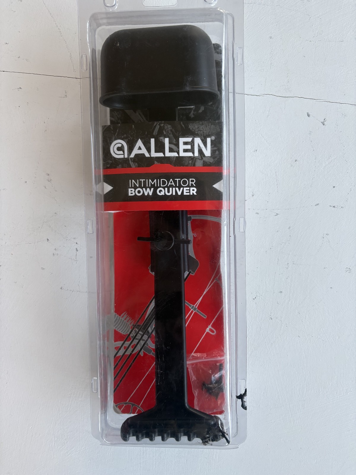 Allen Intimidator Bow Quiver 7031A Holds 4 Carbon Aluminum or Fiberglass Arrows