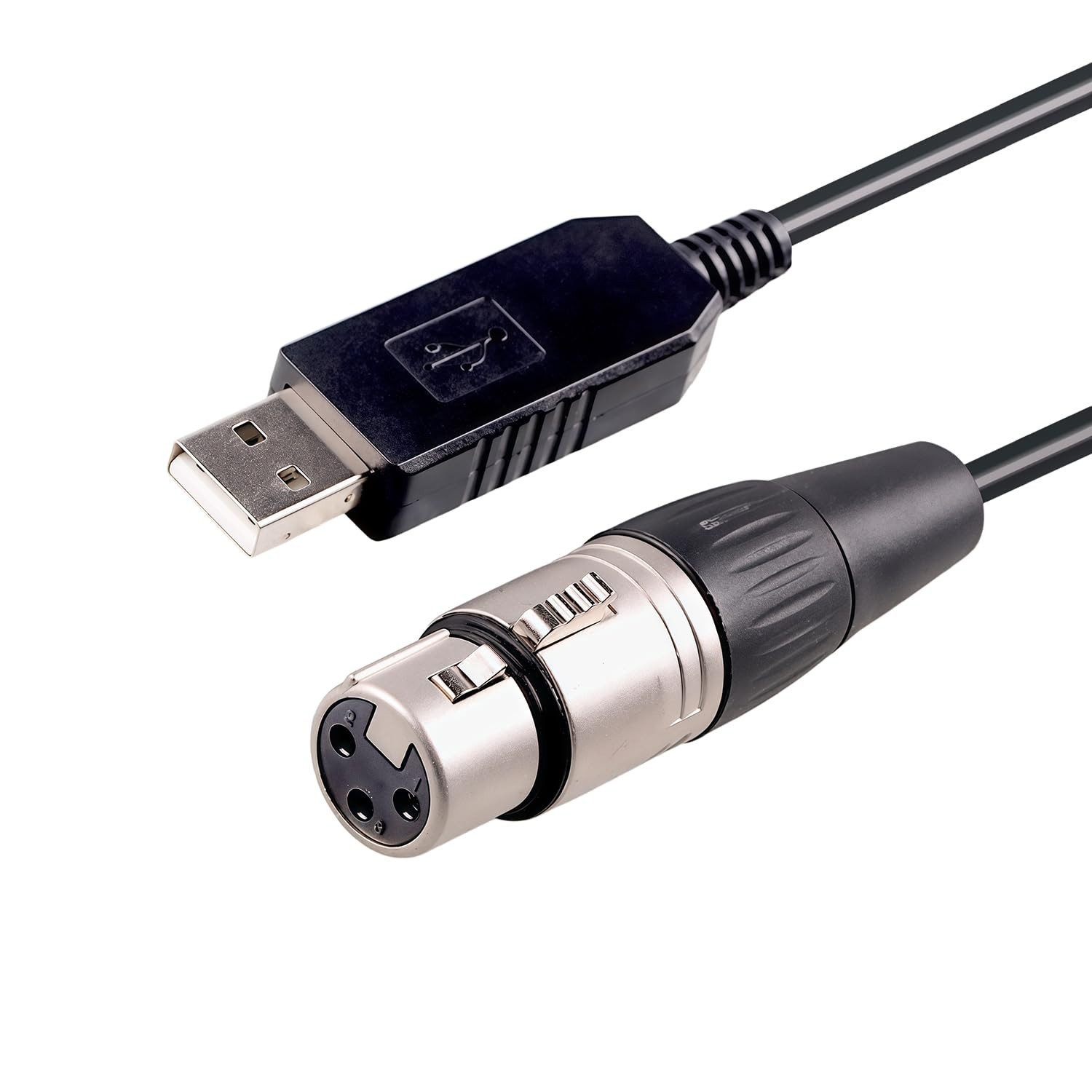 USB to Interface Cable FT232RNL DMX Controller Adapter 3 Pin XLR DMX Cable fo...