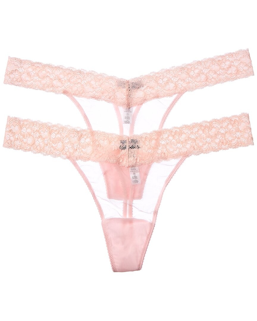 Cosabella 2Pk Forever Lowrider Thong Women's Pink L/Xl