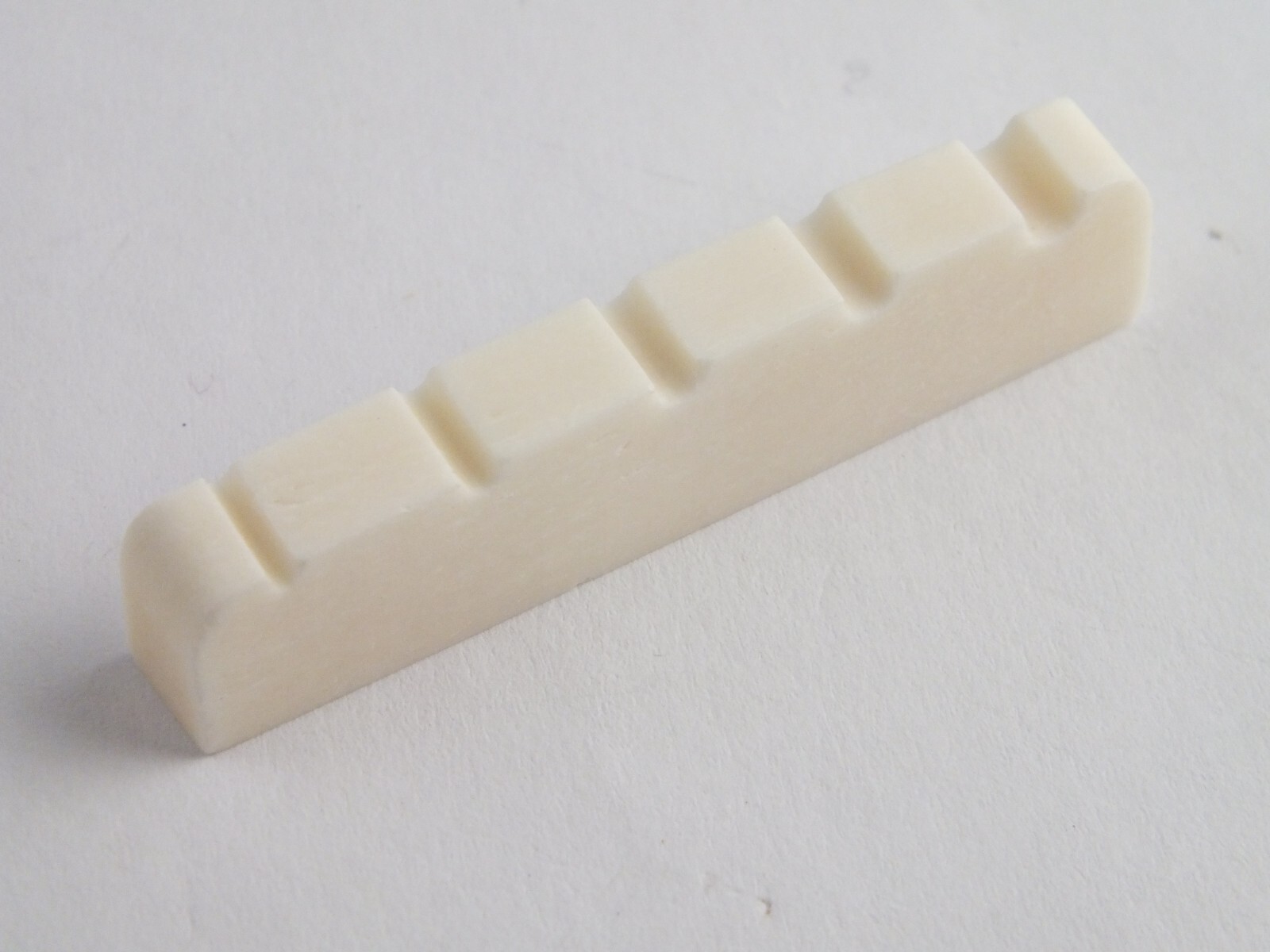 5 string BONE NUT 45mm Flat Base pre-cut string slots for Bass guitar