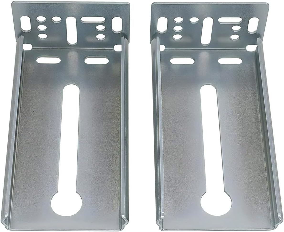 Rear Mounting Brackets for Drawer Slide 1 Pair Cabinet Drawer Bracket for Face F