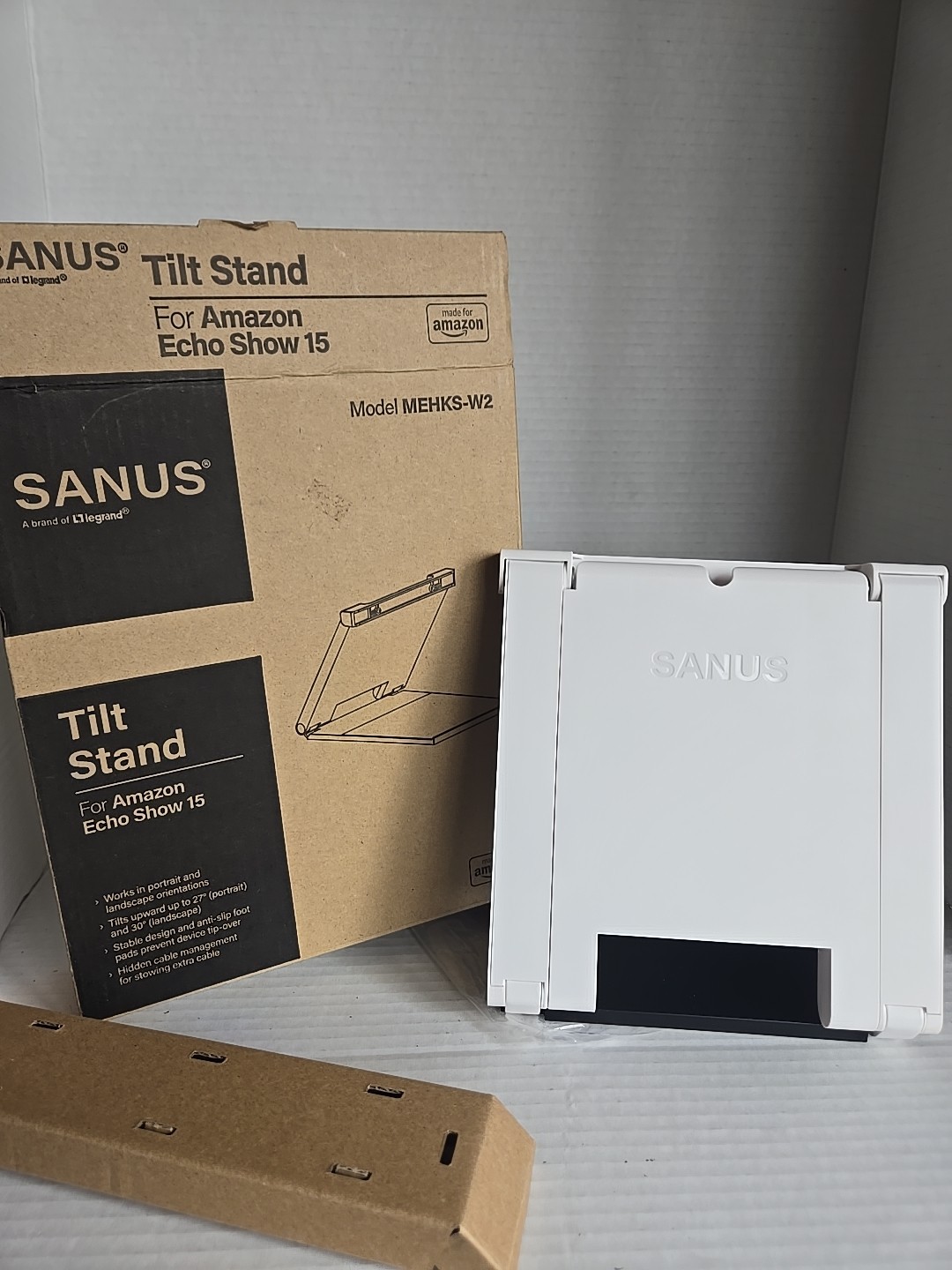 New Sanus MEHKS-W2 Tilt Stand For Amazon Echo Show 15