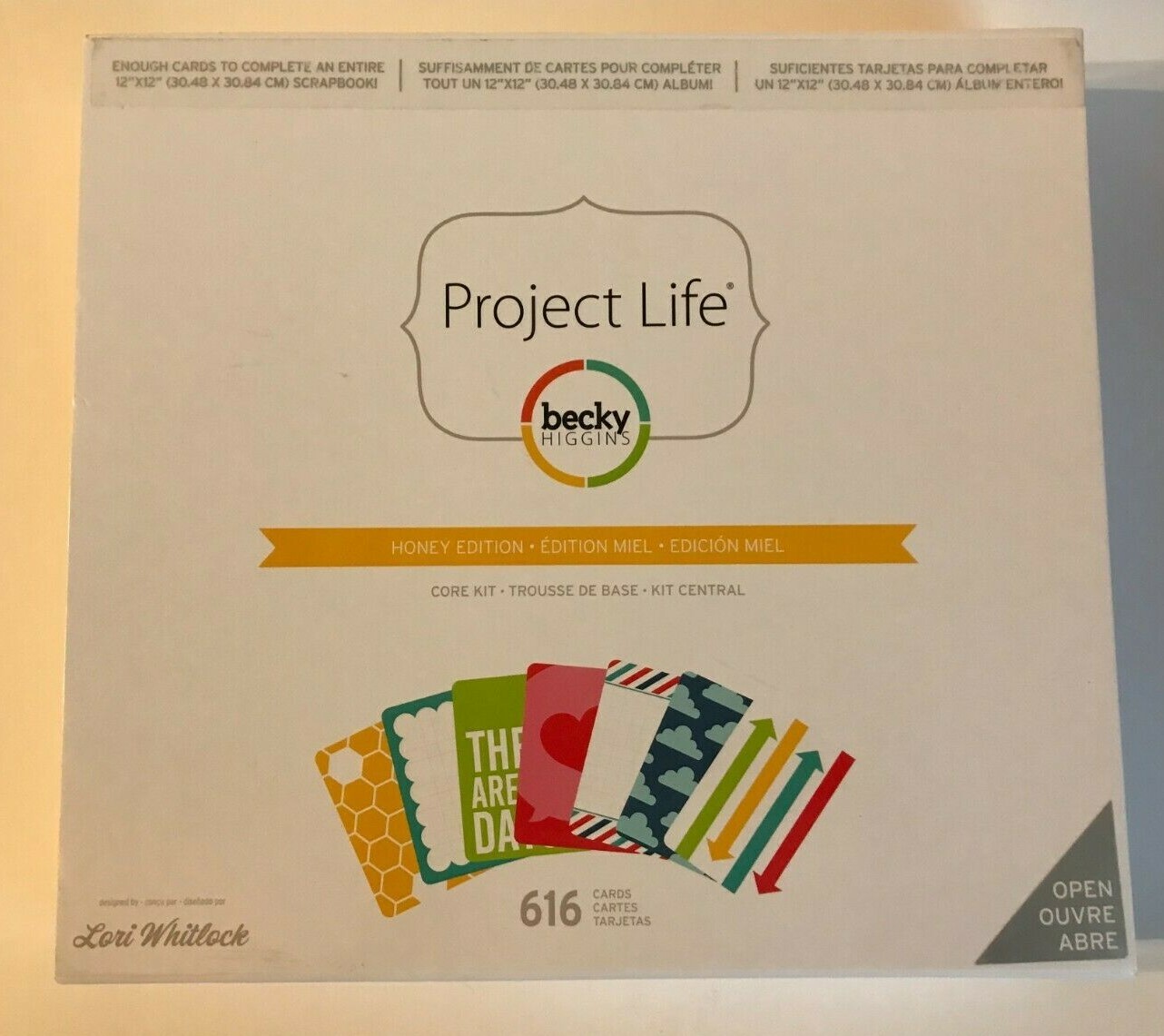 BECKY HIGGINS ~ PROJECT LIFE "HONEY EDITION" CORE SET ~ LORI WHITLOCK~611 CARDS