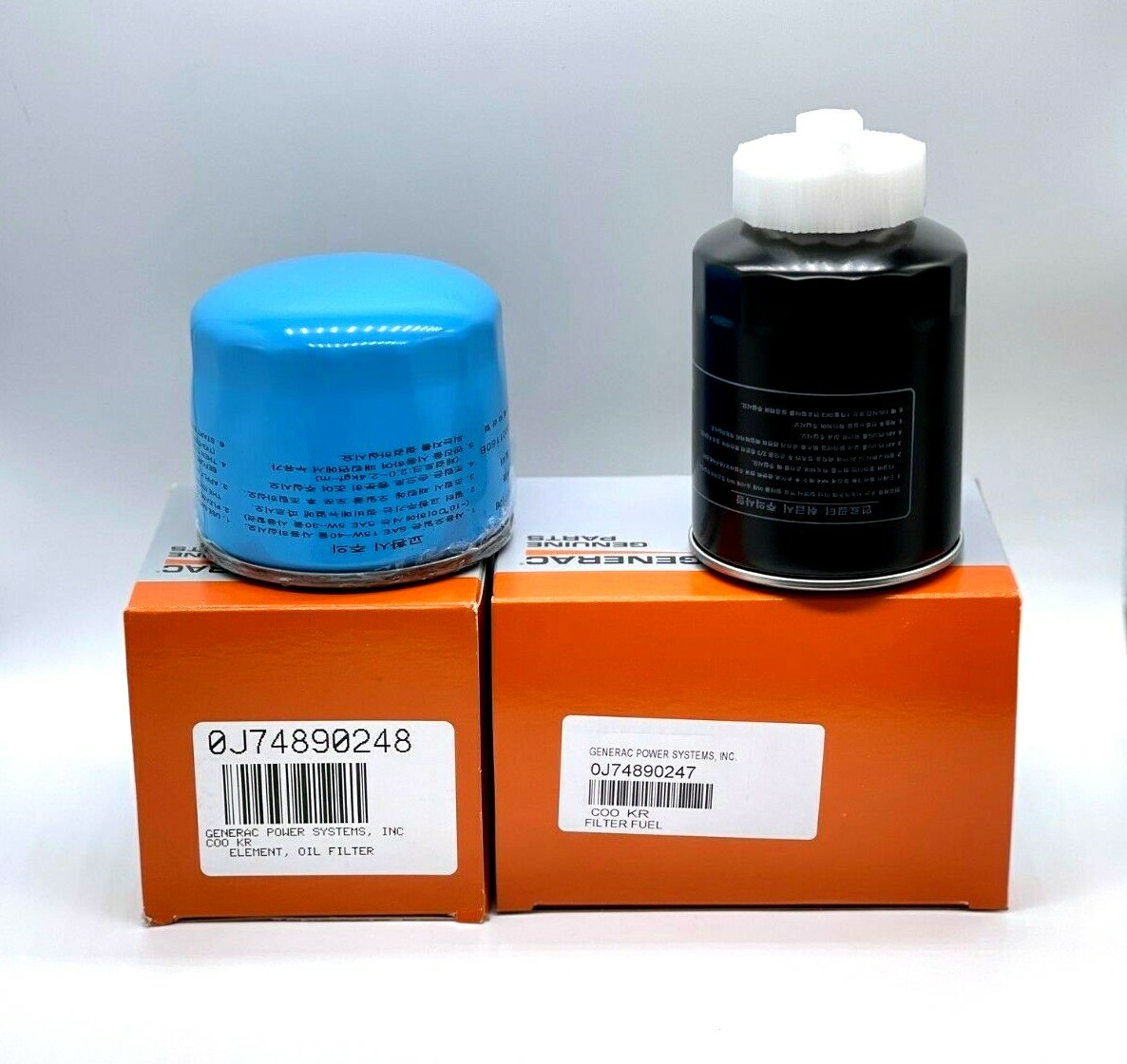 Generac 0J74890247 & 0J74890248 filters
