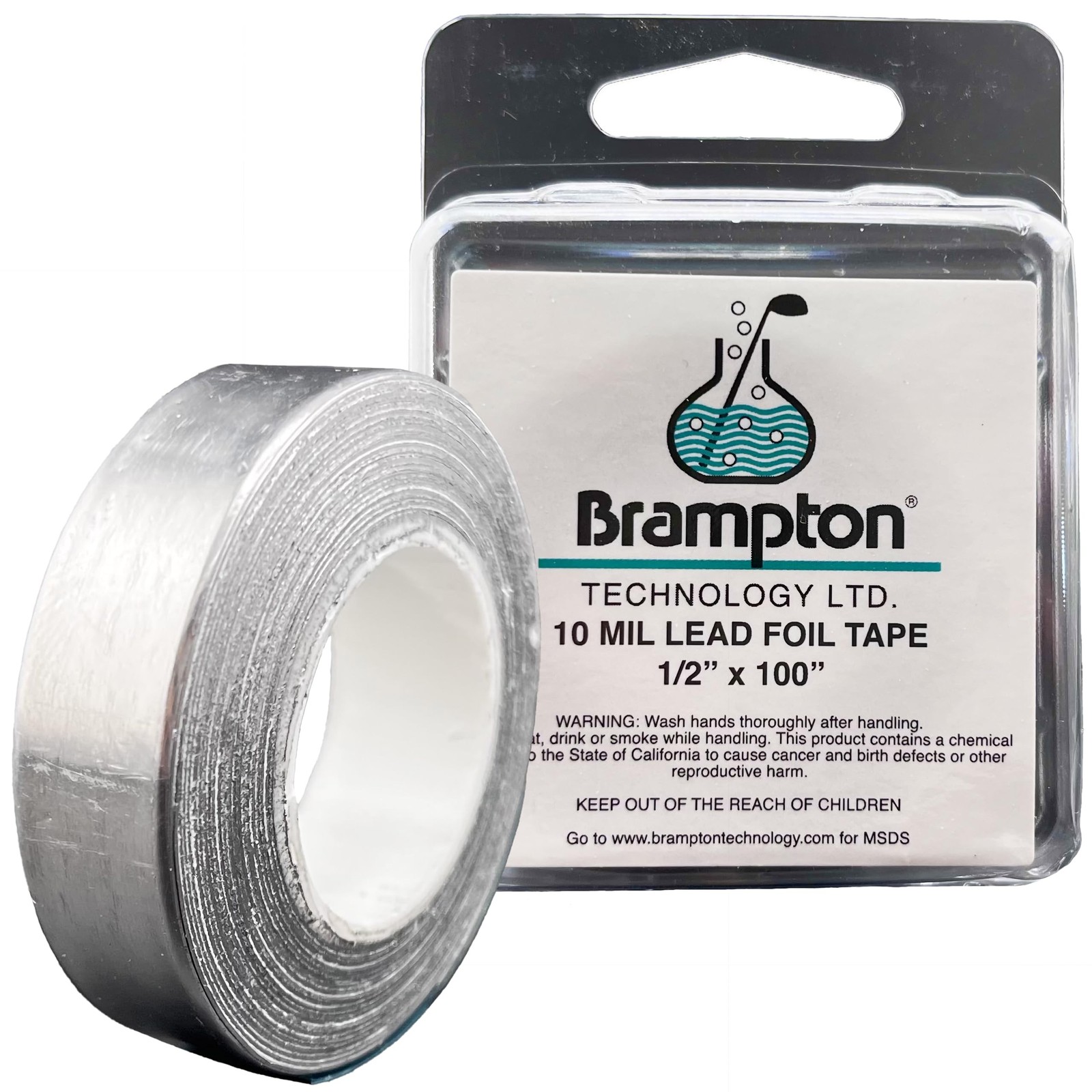 Brampton Golf Lead Tape 1/2” x 100” (10 mil) - Easy to Cut and Apply