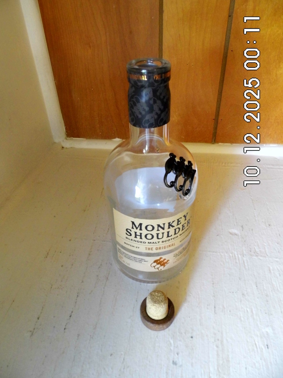 Monkey Shoulder Blended Malt Scotch Whiskey Bottle Empty 750 ML Scotland
