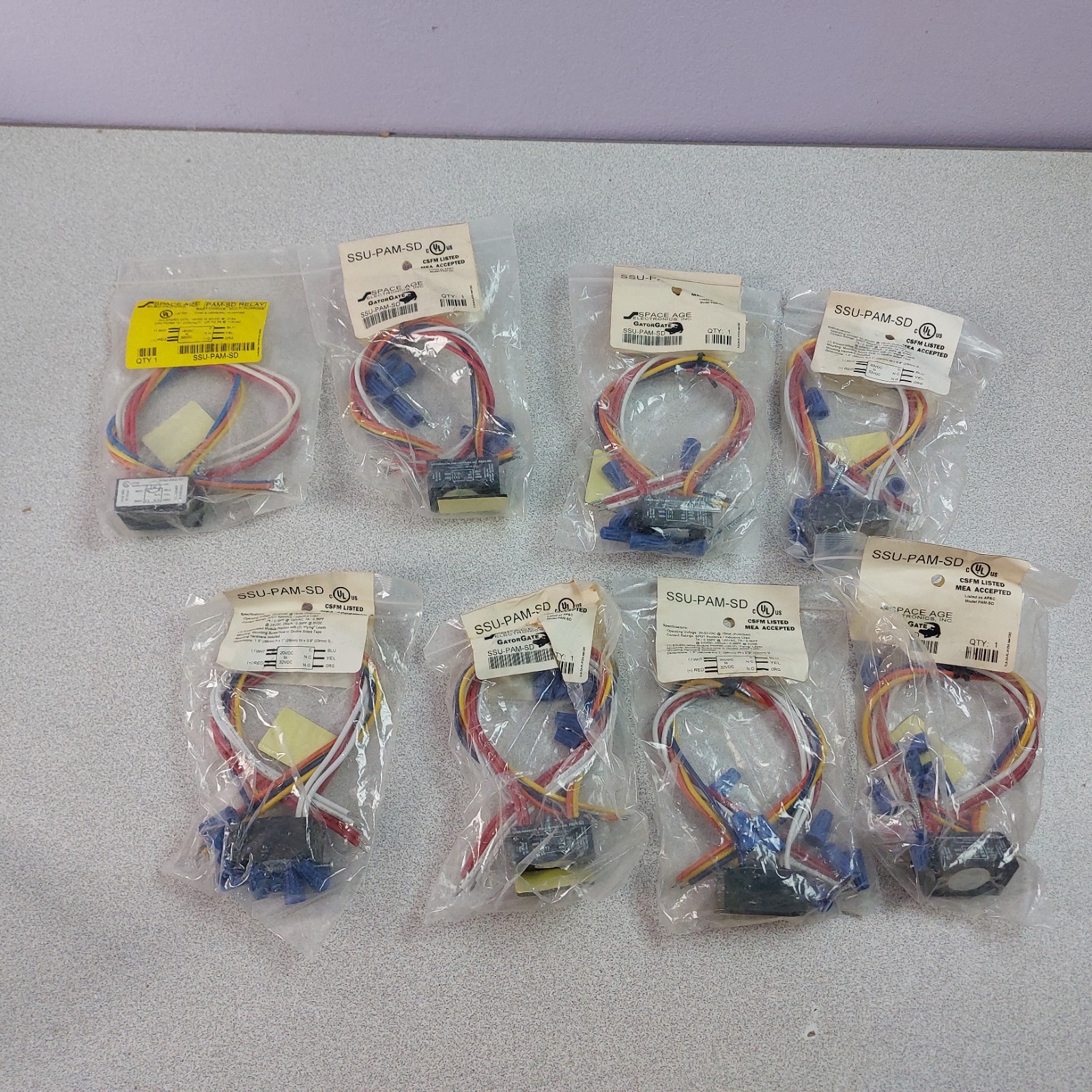 Lot 8 GatorGate SSU-PAM-SD Voltage Relay Module NEW SEALED READ