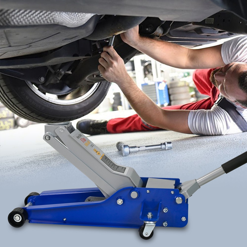 Hydraulic Jack, 5 Ton Low Profile Floor Jack, Heavy-Duty Steel Racing Floor Jack