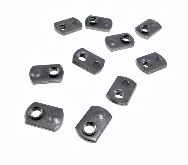 10 Pack 5/16-18 Spot Weld Nuts - Single Tab W/Target PN 2716