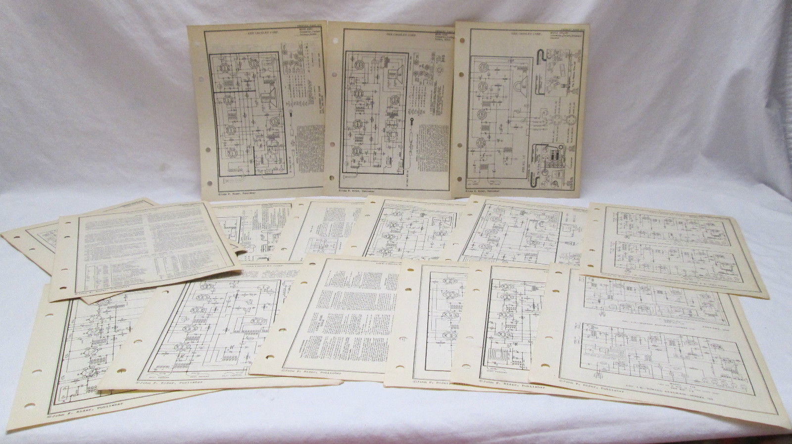 Trouble Shooters Schematics John F Rider The Crosley Corp Voltage Alignment