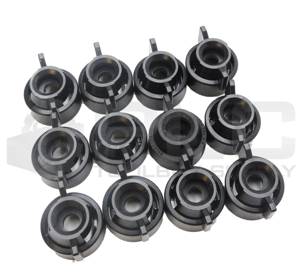 LOT OF 12 NEW TEEJET 114444A CAP & GASKET
