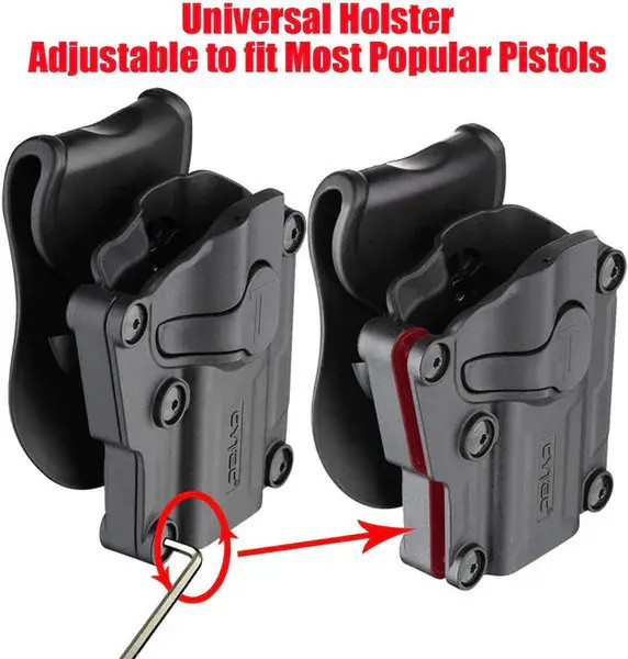 Cytac Universal Pistol Holster - Black