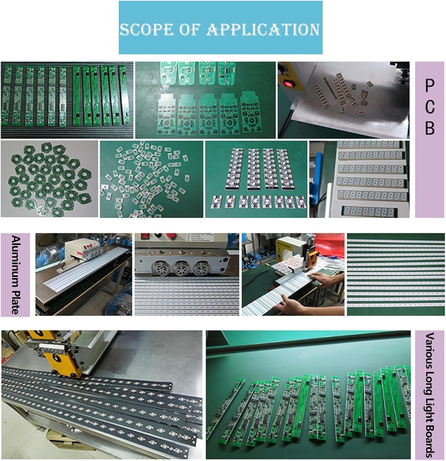 110V 40W V-Cut Groove PCB Separating Separator Cutting Machine Sub Board Machine