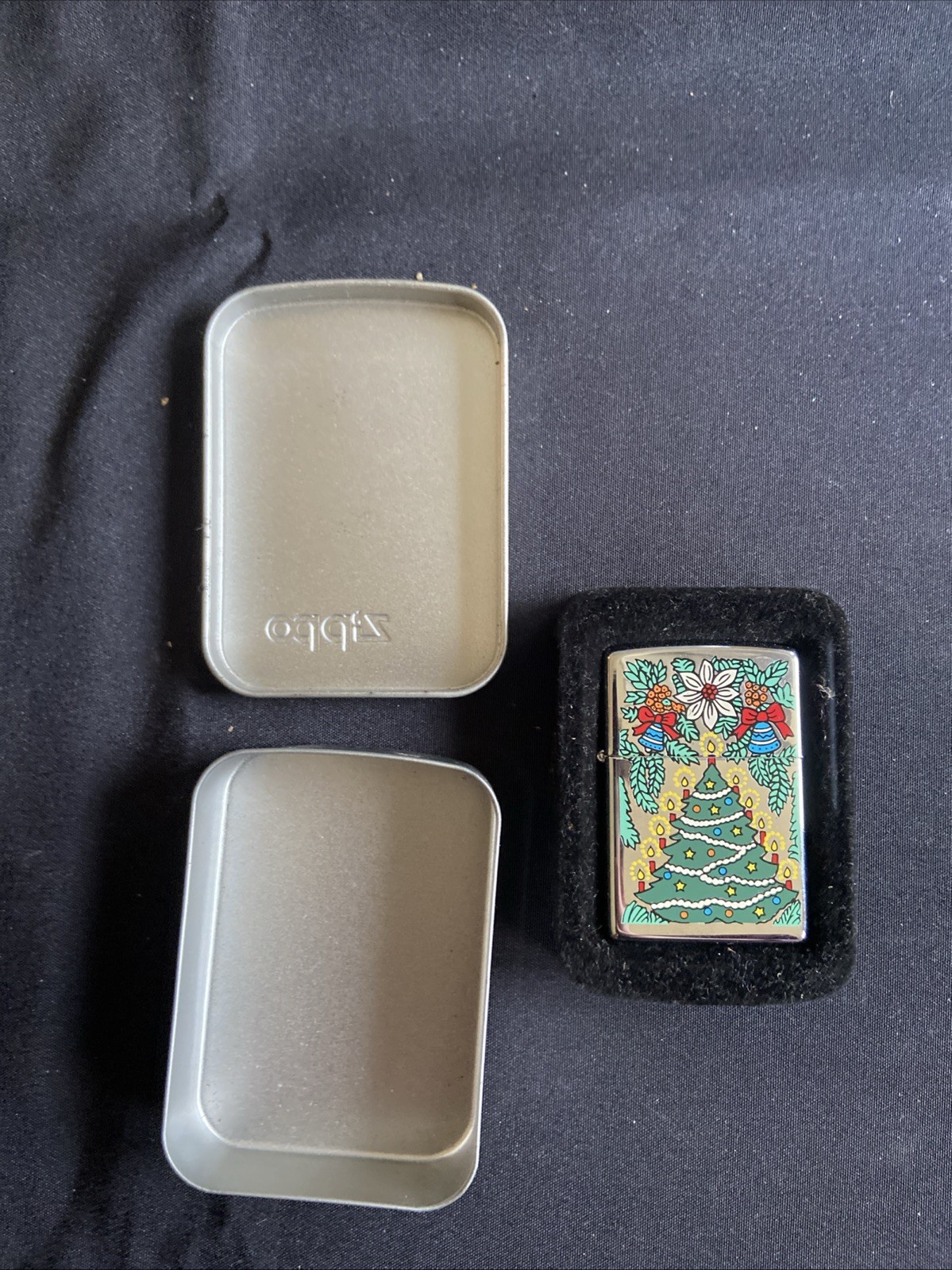 1995 Vintage Zippo Lighter XXI Christmas Tree Design - New SEALED