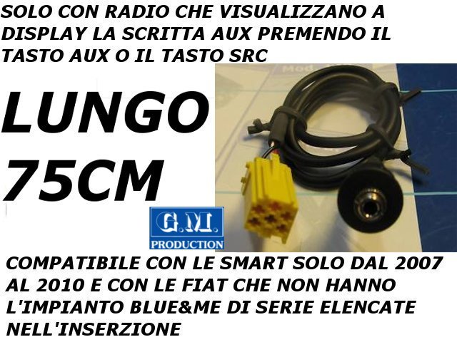 IPHONE Galaxy Entry MP3 Only Audio Smart Grande Punto Musa 159 A Panel