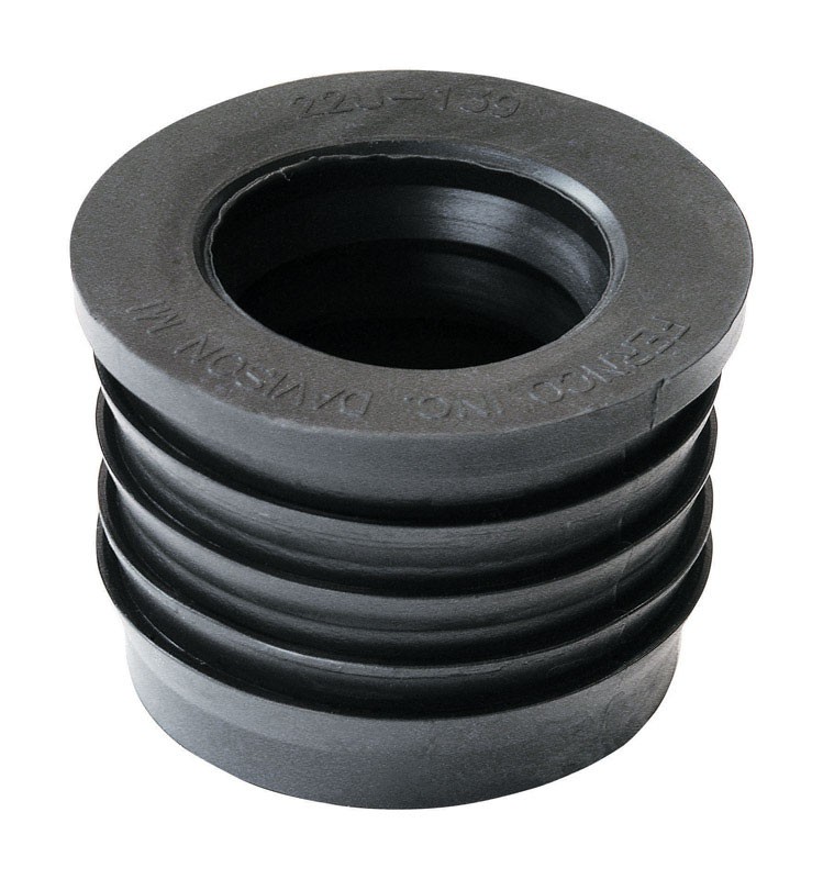 Fernco P22U-139 Schedule 40 PVC Donut Fitting 2 Compression x 1-1/2 Dia. Hub in.