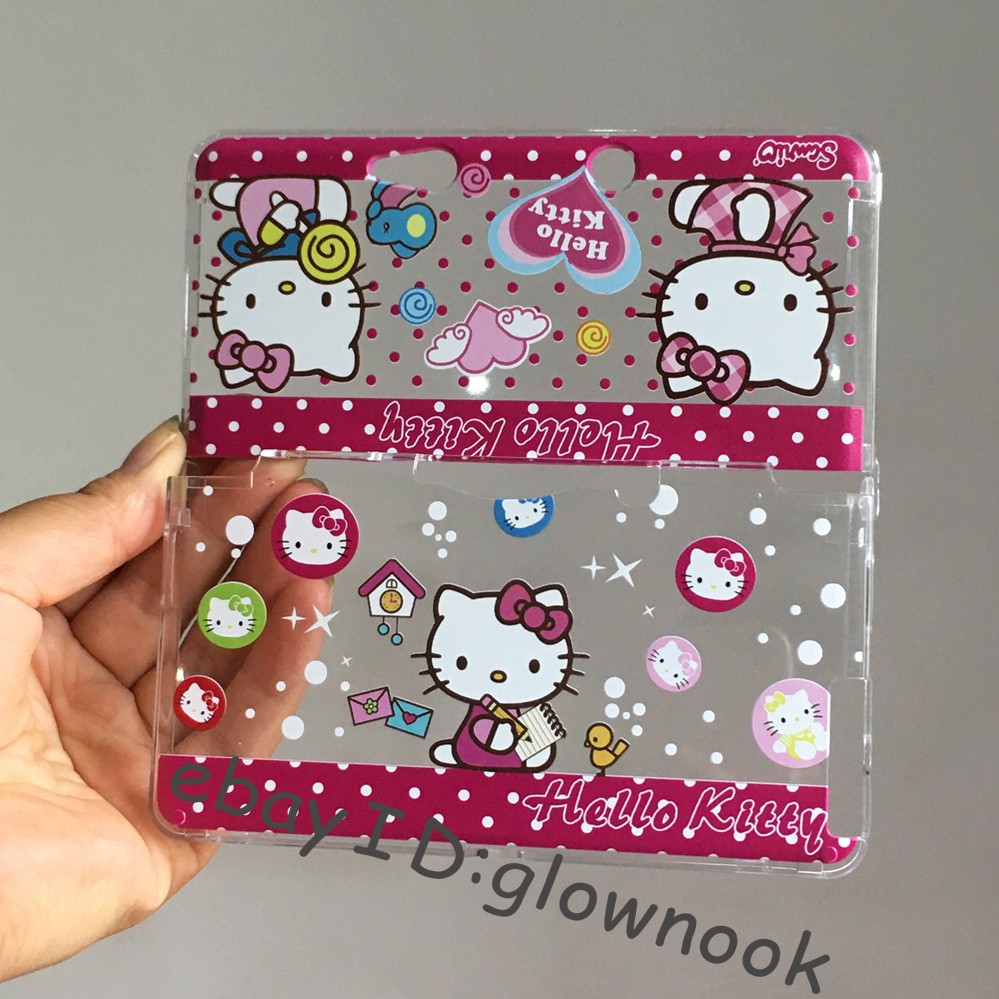 Cute Sanrio Hello Kitty Polka Dot Case for Nintendo 3DS Protective Cover shell