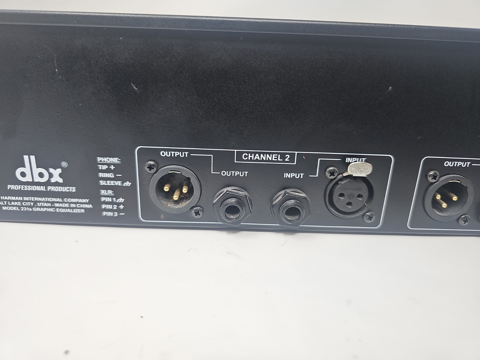 DBX 231S Dual Channel 31 Band Graphic Equalizer