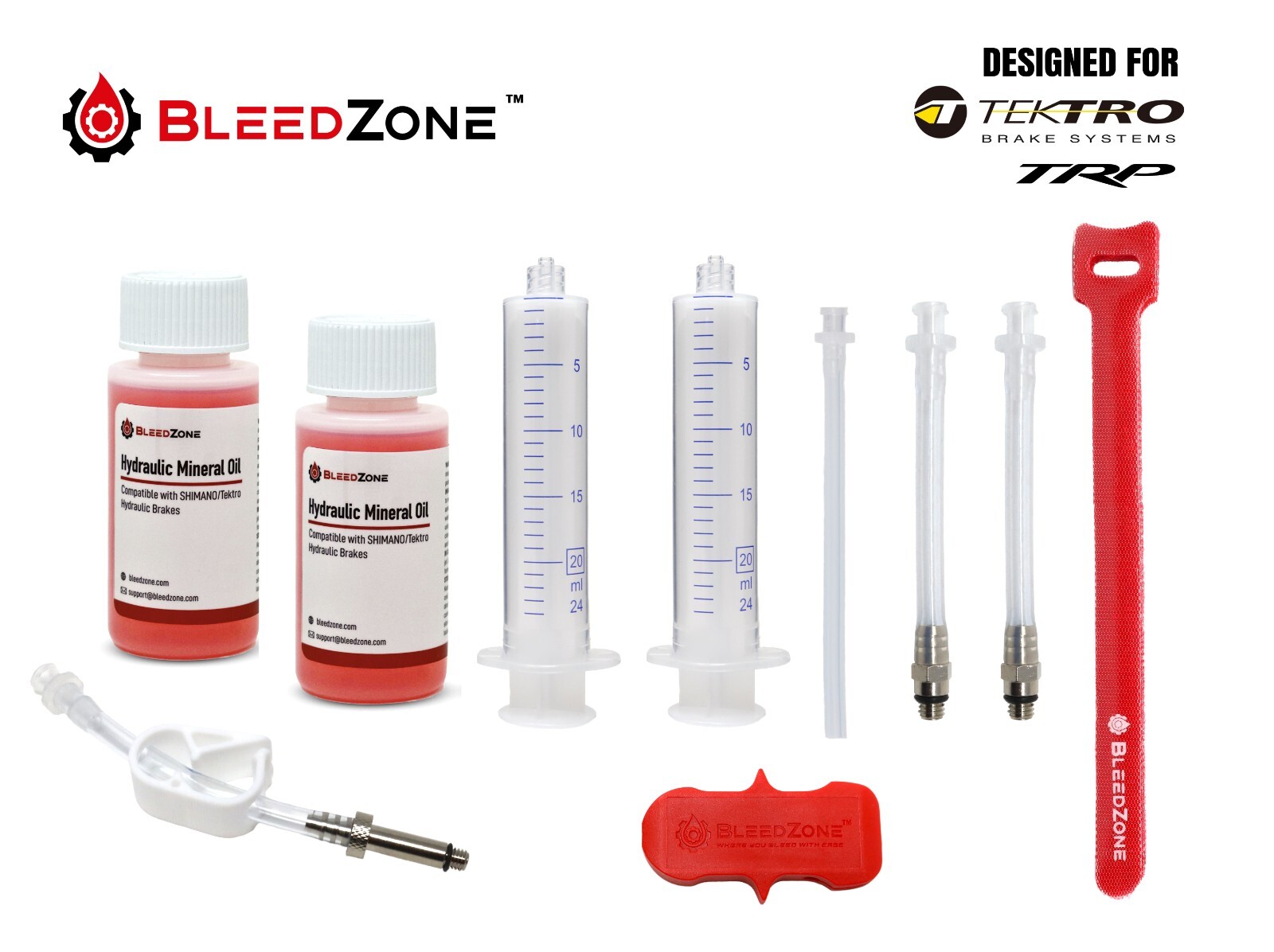 Tektro Bleed Kit for Hydraulic Disc Brakes with Mineral Oil - Pick Your Kit!