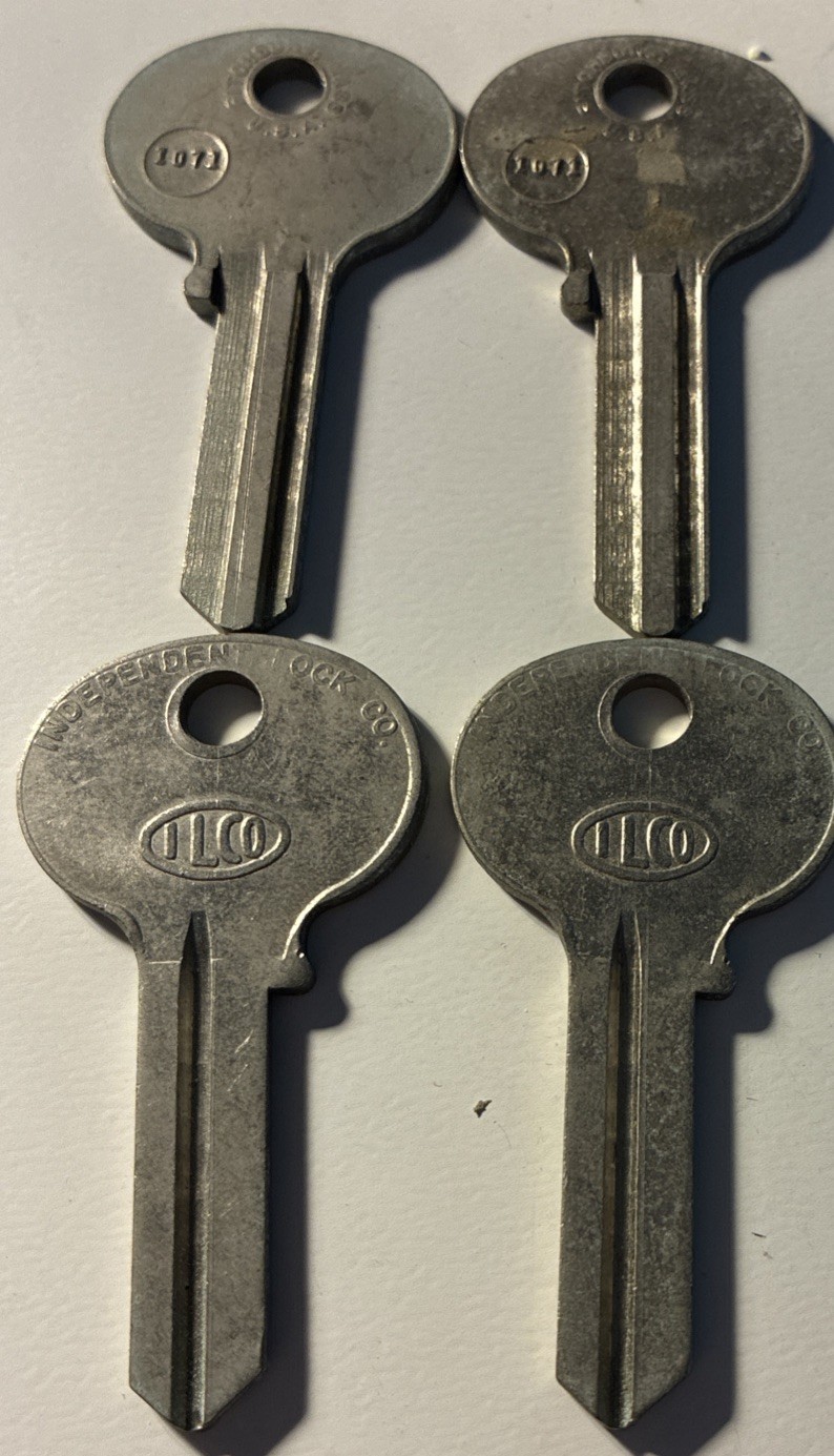 4 Wilson-Bohannon Key Blanks #. 1071. 5 Pin