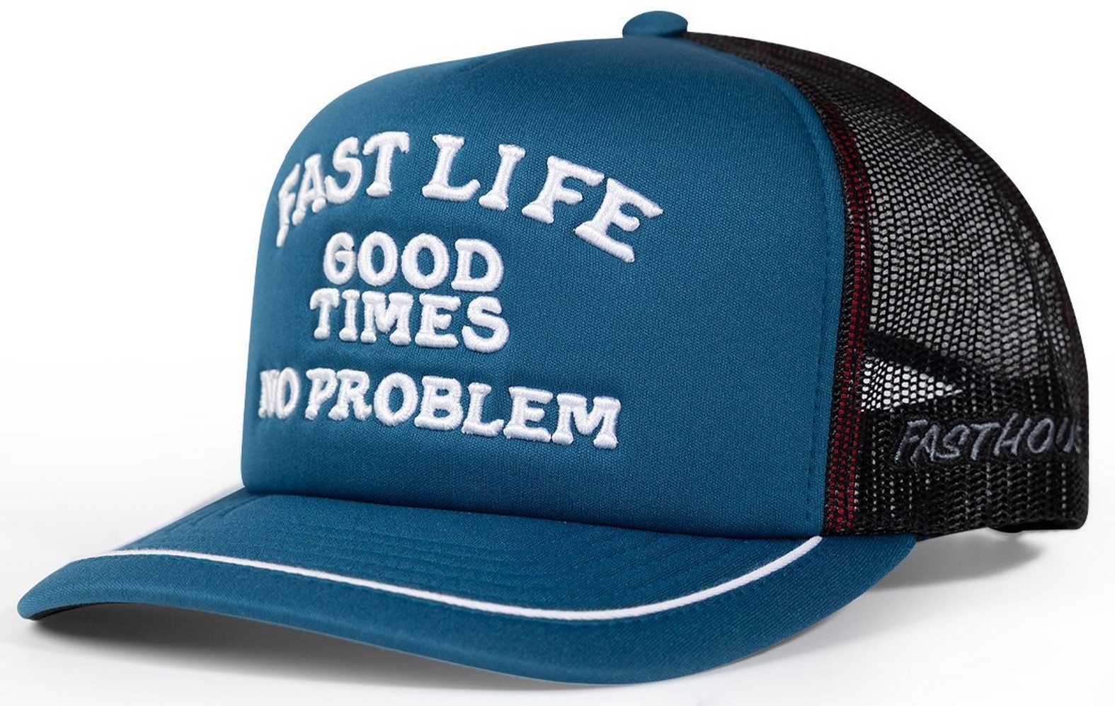 Fasthouse No Problem Snapback Hat Indigo