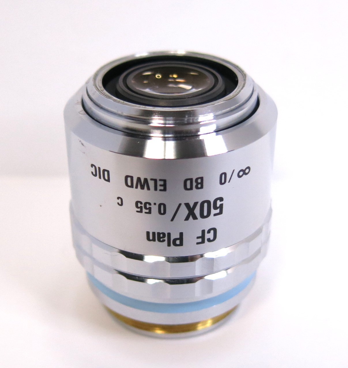 Nikon CF Plan 50x 0.55 c ∞/0 BD ELWD DIC WD 8.2 Microscope Objective