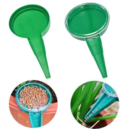 7PCS Mini Handheld Seed Spreader Set with Adjustable Speeds and 12-Hole Dibber