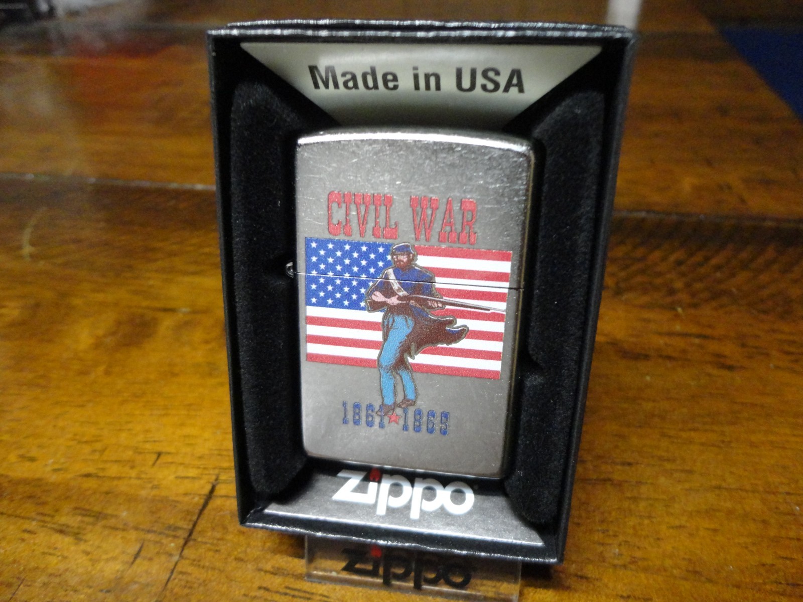 UNION CIVIL WAR SOLDIER 1861-1865 ZIPPO LIGHTER MINT IN BOX