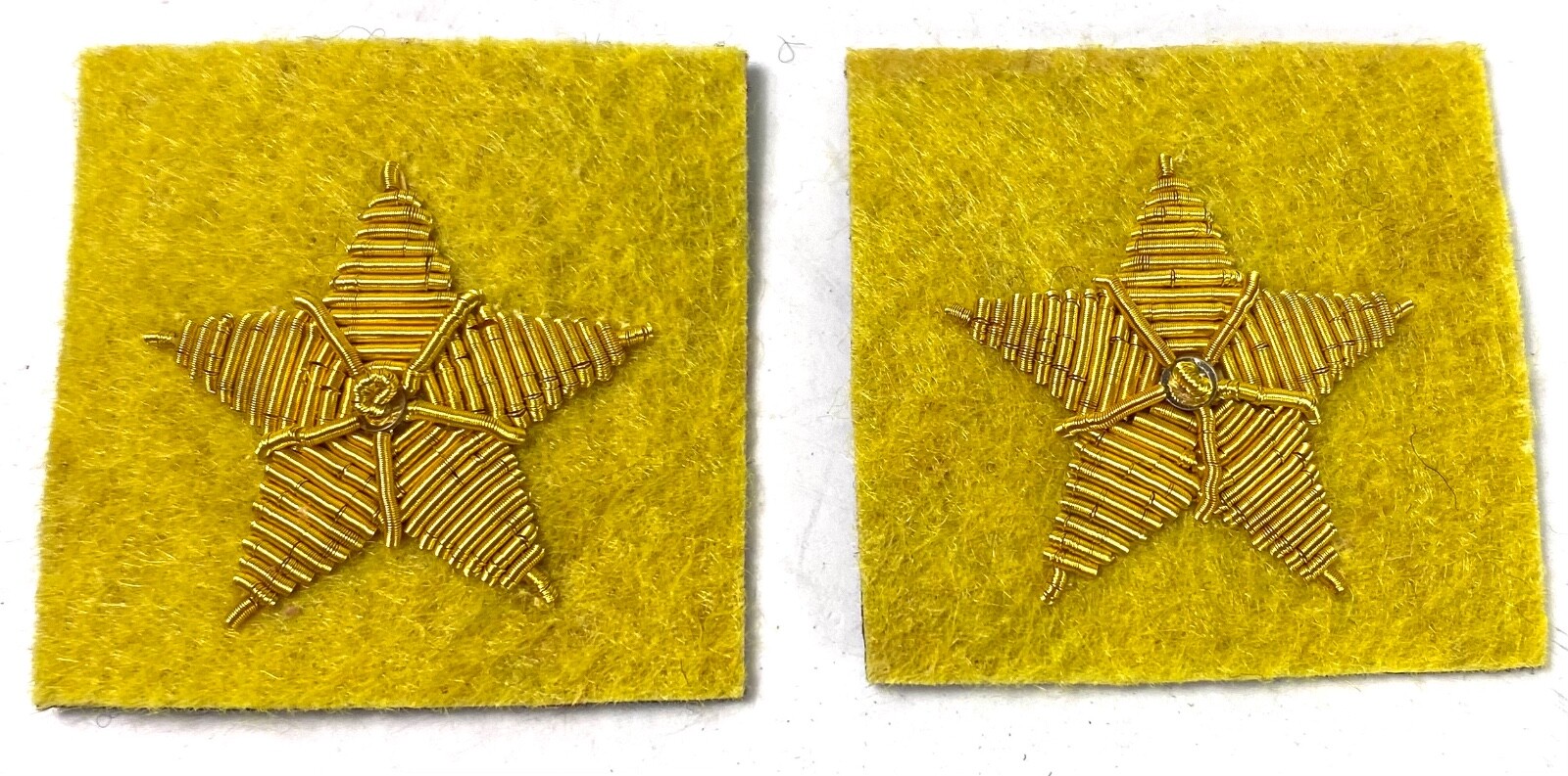 CIVIL WAR CS CONFEDERATE MAJOR FROCK COAT JACKET COLLAR INSIGNIA- CAVALRY
