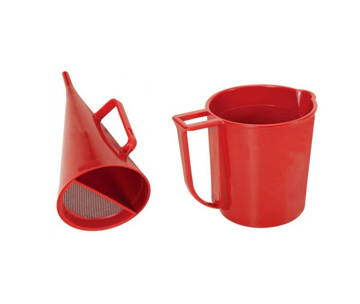 Marsh Funnel Viscometer and Graduated Measuring Cup for Viscosity Tester 14 Inch