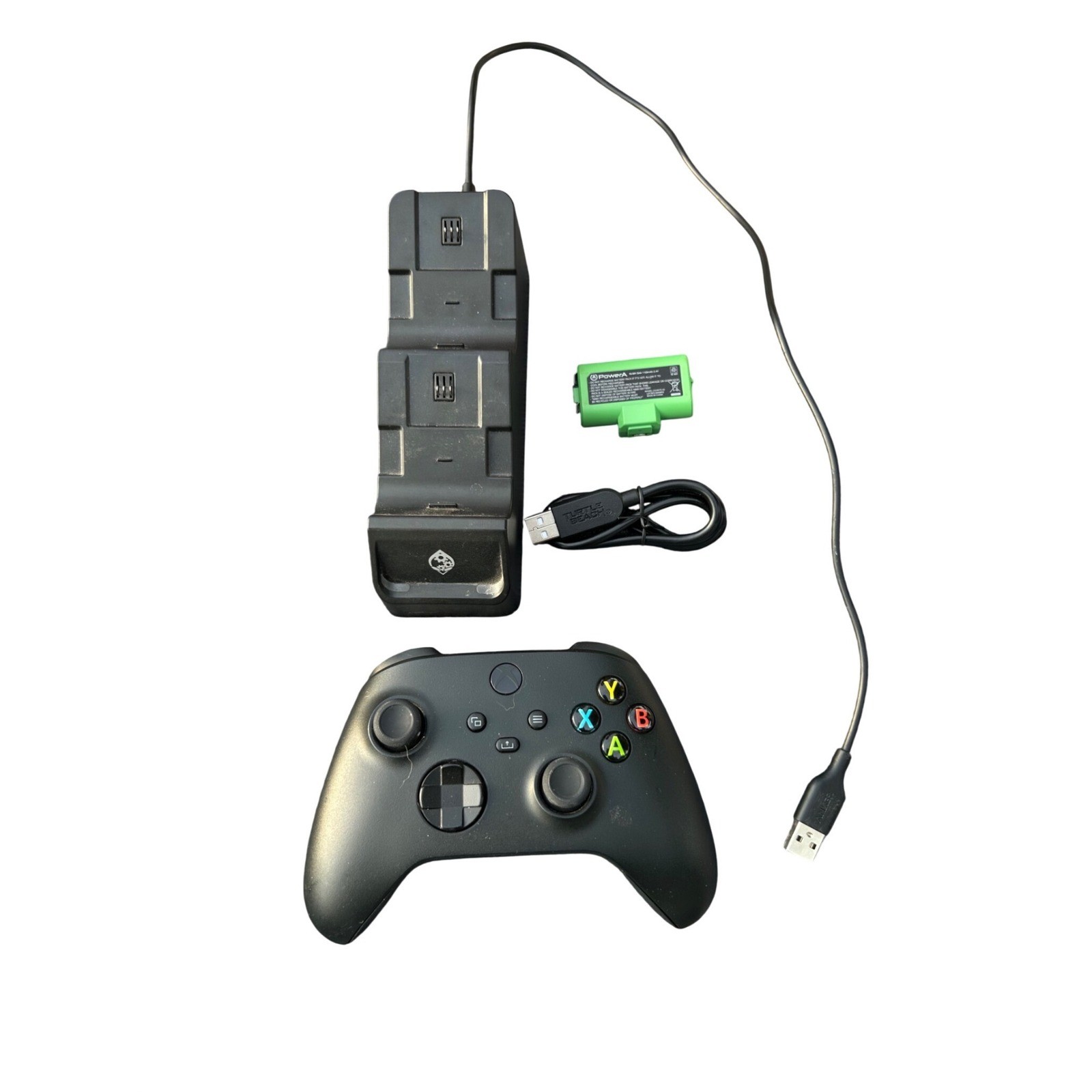 Xbox Series X S Wireless Controller Carbon Black Collective Minds Dual Charger