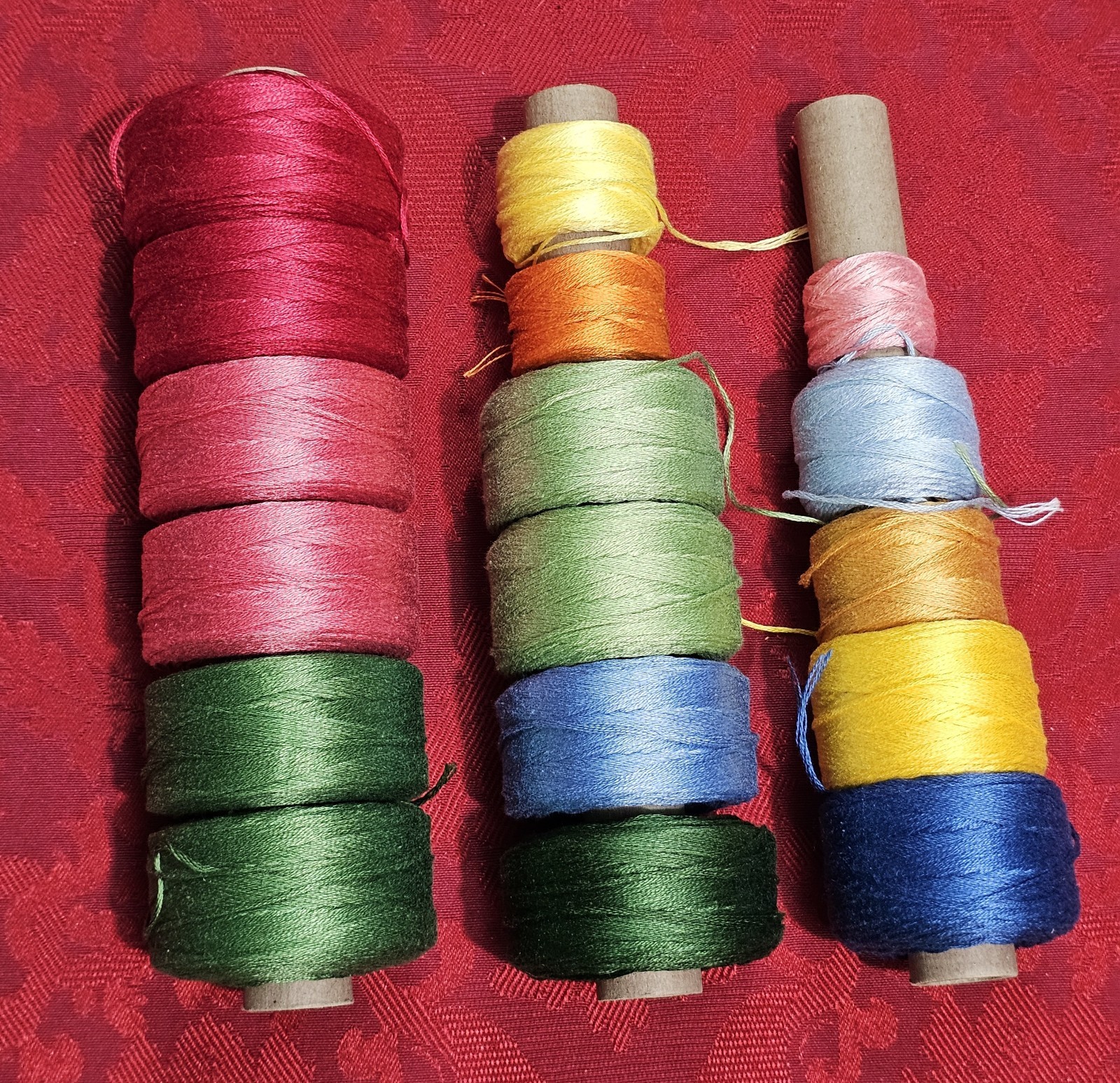 Cotton DMC Embriodery Floss On Spools Thread Kit 6 Strand Cotton