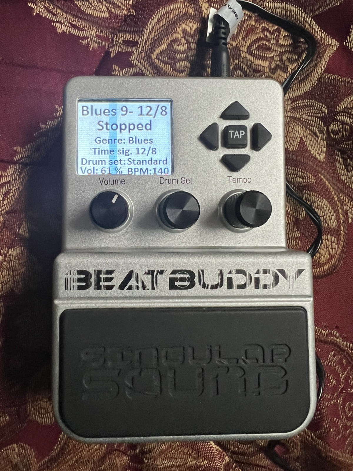 Singular Sound Beat Buddy Drum Machine Pedal with SD Card