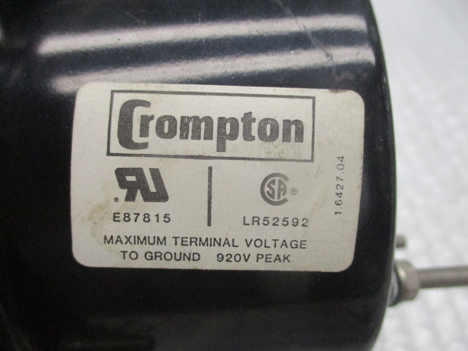 CROMPTON LR52592 METER 500-500DC UNMP