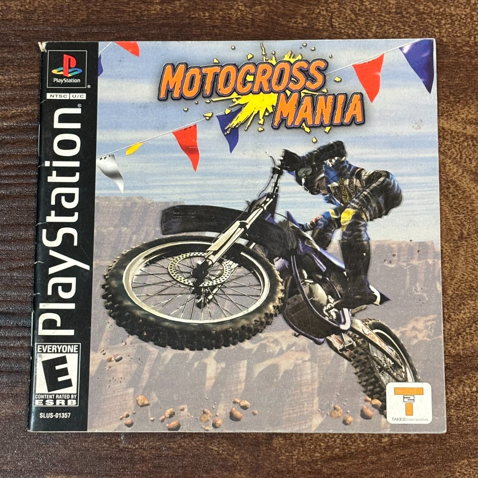 Motocross Mania PS1 Playstation 1 PS One Instruction Manual Only