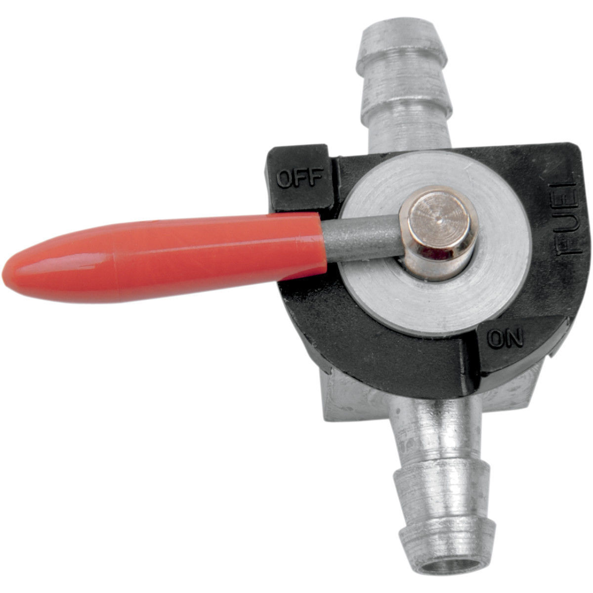 In Line Fuel Shut Off Valve 1/4" Inch Barbed Nipples Ends ON OFF 11446