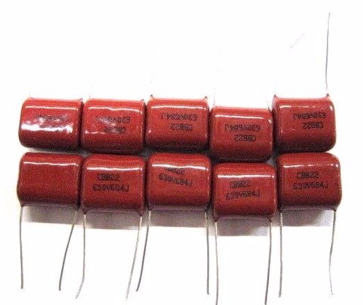 684J 0.68uf 630v  680nf 630v (10x) Radial Capacitors  Film Capacitor