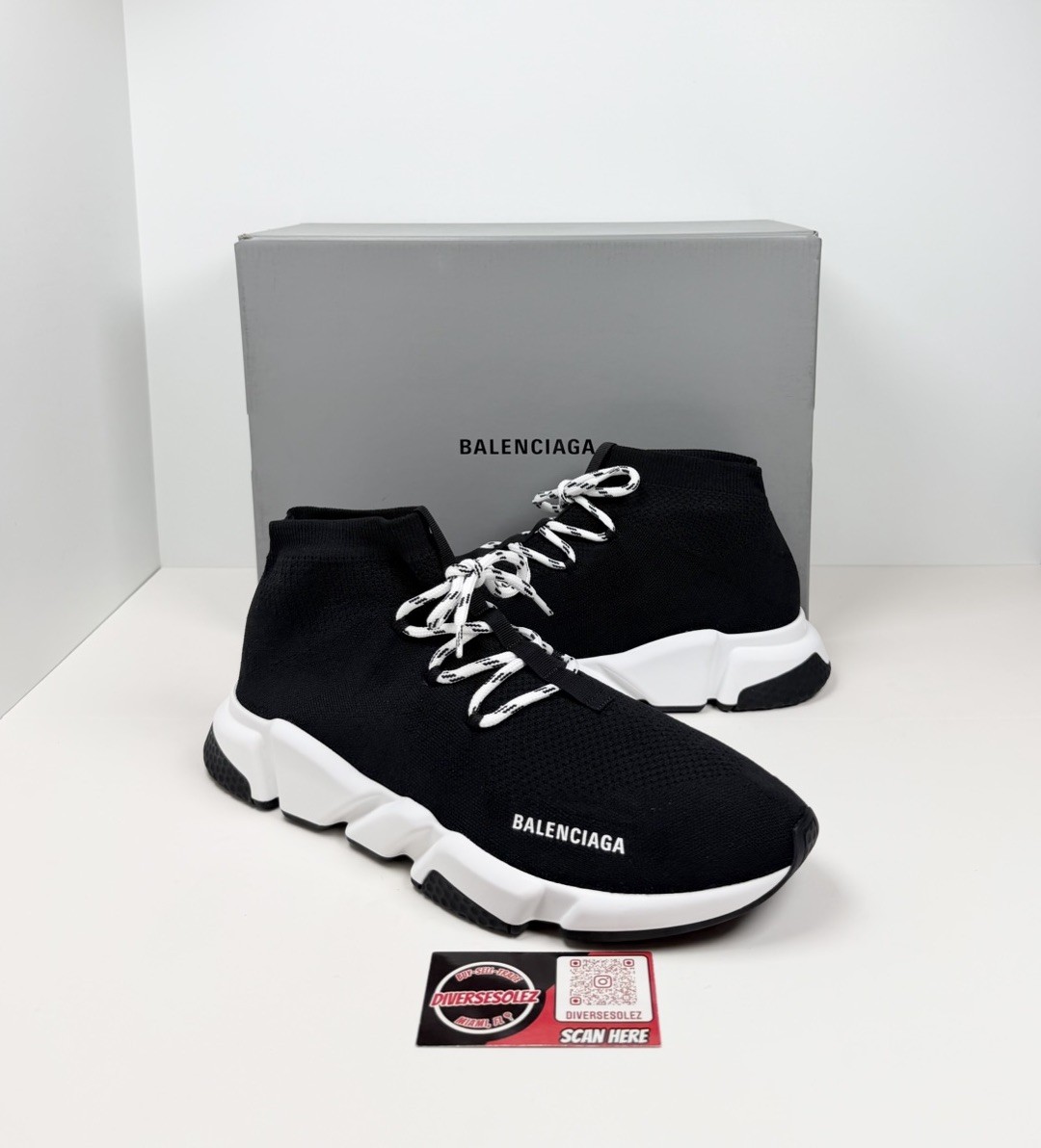 Size 46EU/13US - Balenciaga Speed Lace Up Trainer🖤 New/Retail $1K!