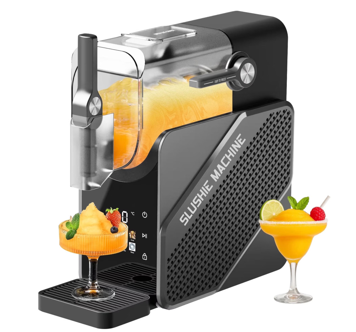 Slushie Machine for Home No Ice Needed with Rapid Freezing Technology 8 Preset
